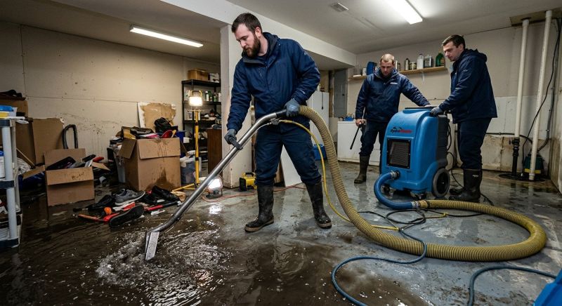 Basement Water Extraction in Napa, CA