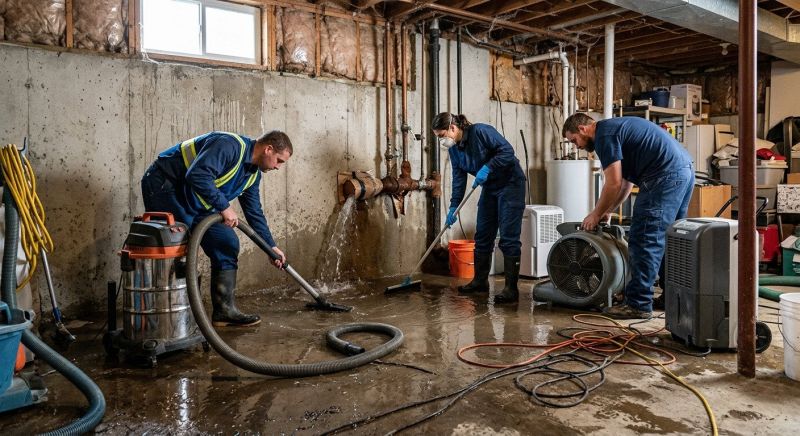 Burst Pipe Cleanup in Santa Rosa, CA