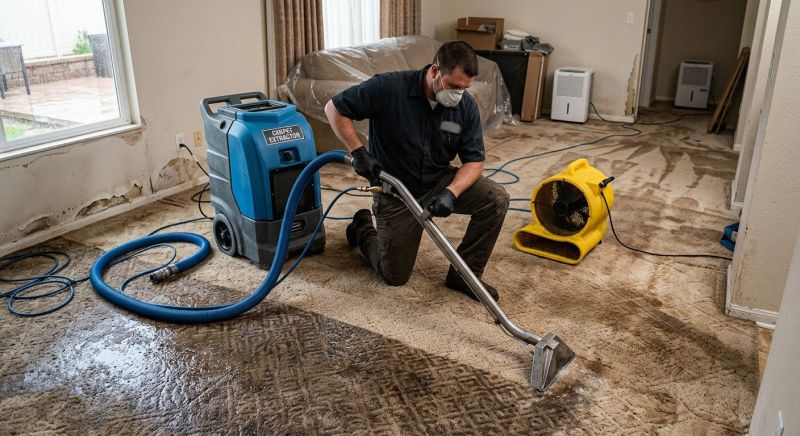 Wet Carpet Restoration in Santa Rosa, CA