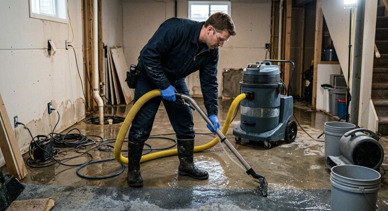 Basement Water Cleanup in Santa Rosa, CA