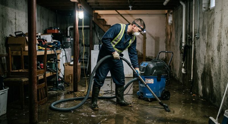 Basement Water Mitigation in Santa Rosa, CA