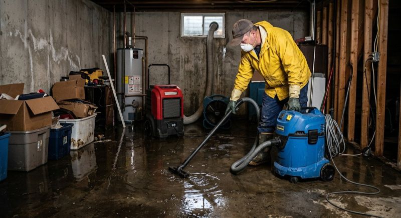 Basement Water Removal in Santa Rosa, CA