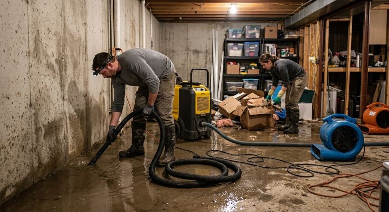 Basement Water Removal in Santa Rosa, CA