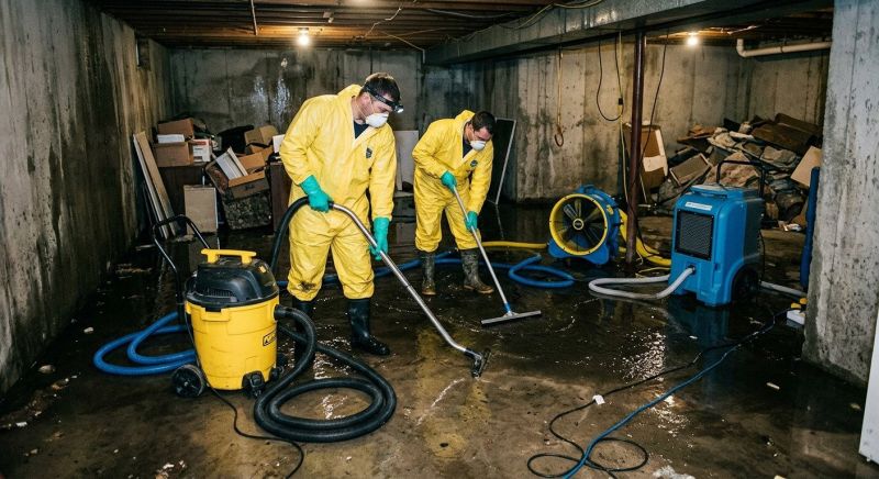 Flood Damage Cleanup in Santa Rosa, CA