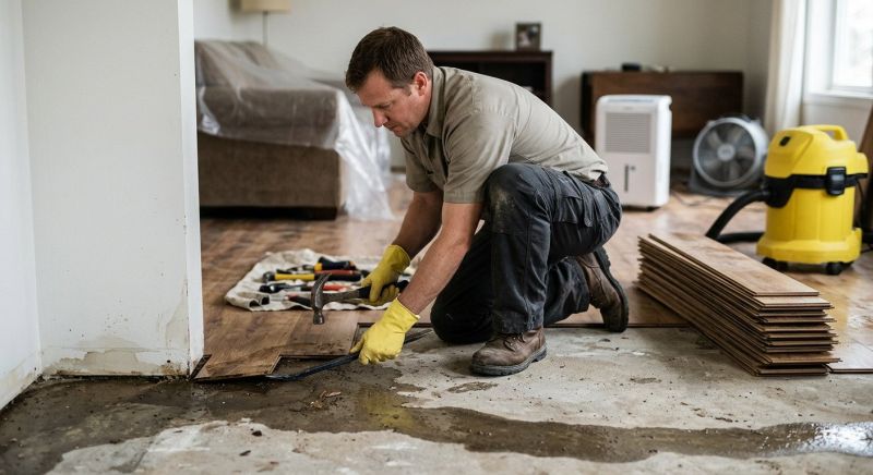 Flooded Floor Repair in Santa Rosa, CA