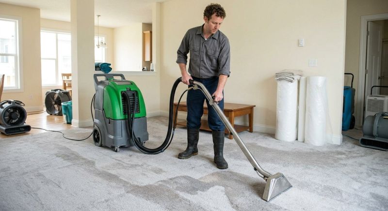 Wet Carpet Restoration in Santa Rosa, CA
